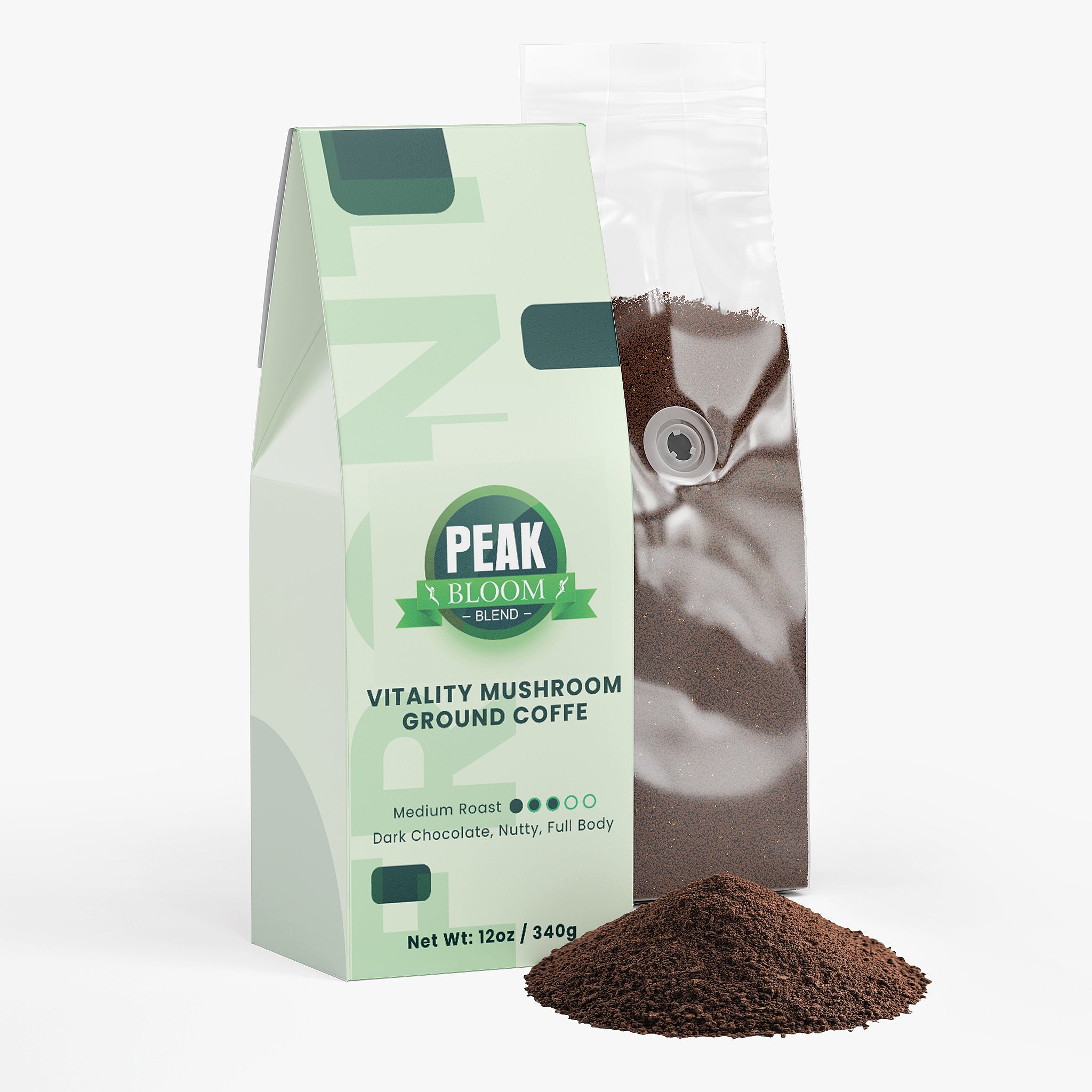 Vitality Mushroom Coffee (Medium Roast)