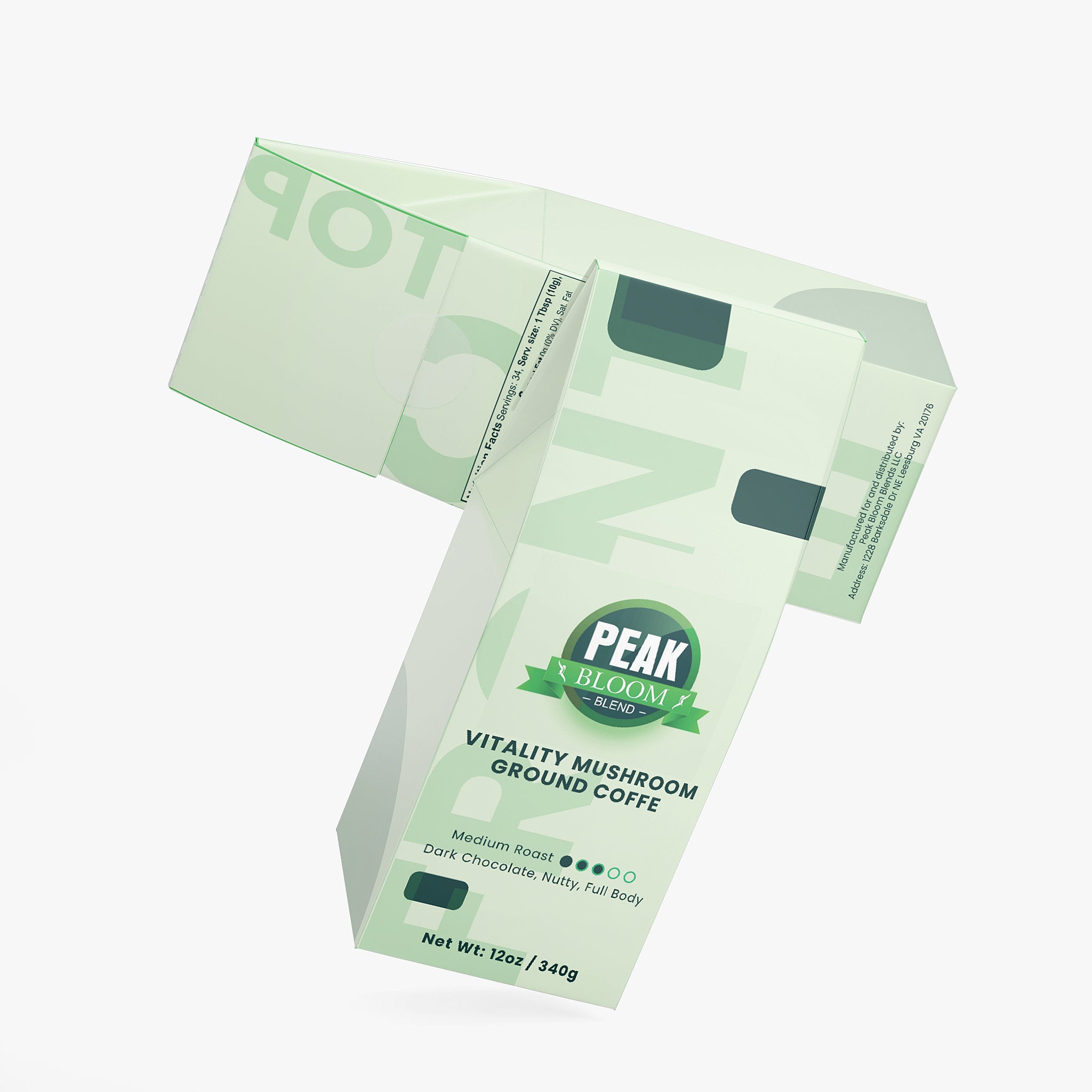 Vitality Mushroom Coffee (Medium Roast)